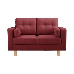 Tmavě červená dvoumístná pohovka Stella Cadente Lagoa