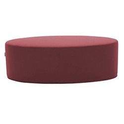 Tmavě červený puf Softline Bon-Bon Vision Red Sand, délka 60 cm