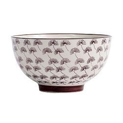 Tmavě fialová střední miska Nordal Blossom Dandelion