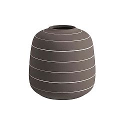 Tmavě hnědá keramická váza PT LIVING Terra, ⌀ 16,5 cm