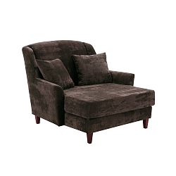 Tmavě hnědá lenoška s hnědými nohami Max Winzer Judith Velour