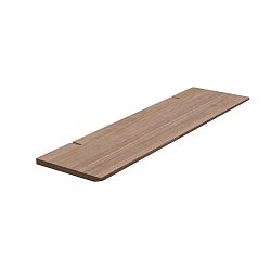 Tmavě hnědá nástěnná lišta WOOD AND VISION Less, délka 96 cm