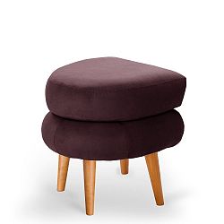 Tmavě hnědá taburetka Scandi by Stella Cadente Maison Supernova