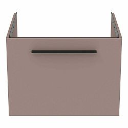 Tmavě hnědá závěsná skříňka pod umyvadlo v dekoru dubu 80x44 cm i.Life B – Ideal Standard