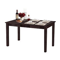 Tmavě hnědý jídelní stůl z masivního dřeva Støraa Jamie