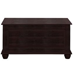 Tmavě hnědý peřiňák z masivního borovicového dřeva s 5 zásuvkami Støraa Fiona