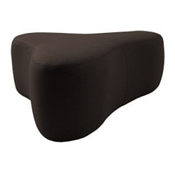 Tmavě hnědý puf Softline Chat Valencia Mocca, délka 90 cm