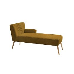 Tmavě hořčicově žlutá lenoška Custom Form Harry, pravý roh