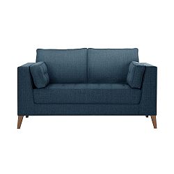 Tmavě modrá dvoumístná pohovka Stella Cadente Maison Atalaia Blue Jeans