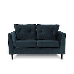 Tmavě modrá dvoumístná pohovka Vivonita Portobello