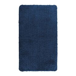 Tmavě modrá koupelnová předložka Wenko Belize, 90 x 60 cm