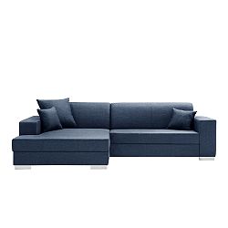 Tmavě modrá sedačka Interieur De Famille Paris Perle, levý roh