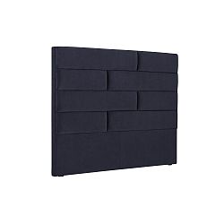 Tmavě modré čelo postele Cosmopolitan New York, šířka 140 cm