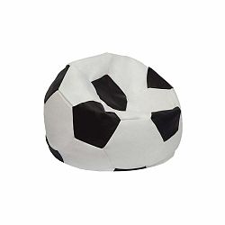 Tmavě modro-oranžový dětský sedací vak Football – Floriane Garden