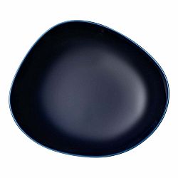 Tmavě modrý porcelánový hluboký talíř Villeroy & Boch Like Organic, 20 cm