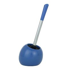 Tmavě modrý toaletní kartáč Wenko Polaris Dark Blue