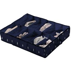 Tmavě modrý úložný box na boty Compactor Kasuri Range