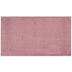 Tmavě růžová osuška z bavlny a bambusového vlákna Lavinya, 70 x 140 cm