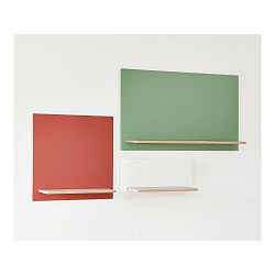 Tmavě růžový policový díl HARTÔ Marcel, 33,5 x 33,5 cm