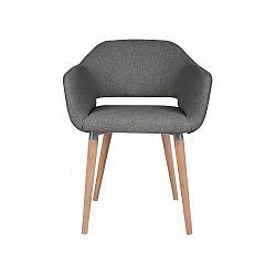 Tmavě šedá jídelní židle Cosmopolitan Design Napoli