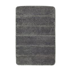Tmavě šedá koupelnová předložka Wenko Steps, 60 x 90 cm