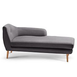 Tmavě šedá lenoška Stella se sedem na pravé straně