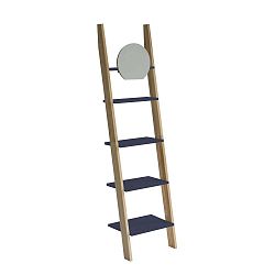 Tmavě šedá opěrná police se zrcadlem Ragaba Ashme Ladder