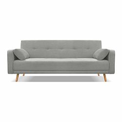 Tmavě šedá rozkládací pohovka Cosmopolitan Design Stuttgart, 212 cm
