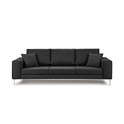 Tmavě šedá třímístná pohovka Cosmopolitan Design Cartagena