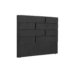 Tmavě šedé čelo postele Cosmopolitan New York, šířka 180 cm