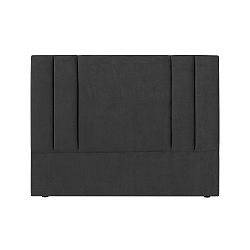 Tmavě šedé čelo postele Kooko Home Kasso, 120 x 160 cm