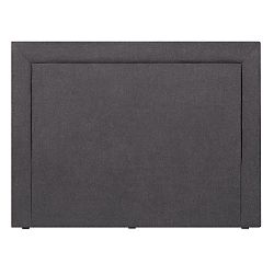 Tmavě šedé čelo postele Mazzini Sofas Ancona, 160 x 120 cm