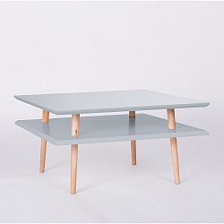 Tmavě šedý konferenční stolek Ragaba Square, 68 x 68 cm