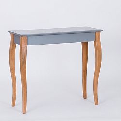Tmavě šedý odkládací stolek Ragaba Console, délka 85 cm