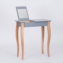 Tmavě šedý  toaletní stolek se zrcadlem Ragaba Dressing Table, délka 65 cm