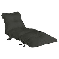 Tmavě šedý variabilní futon vhodný do exteriéru Karup Design OUT™ Sit&Sleep Dark Grey