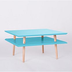 Tmavě tyrkysový konferenční stolek Ragaba Square, 68 x 68 cm