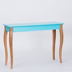 Tmavě tyrkysový odkládací stolek Ragaba Console, délka 105 cm