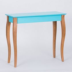 Tmavě tyrkysový odkládací stolek Ragaba Console, délka 85 cm