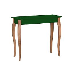 Tmavě zelený konzolový stolek Ragaba Lillo, šířka 85 cm