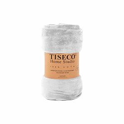 Tmavě zelený přehoz z mikroplyše na jednolůžko 150x200 cm Cosy - Tiseco Home Studio