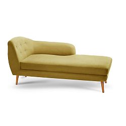 Tmavě žlutá lenoška Scandi by Stella Cadente Maison Constellation, pravý roh