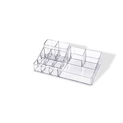 Transparentní úložný organizér na kosmetiku Compactor Marujo