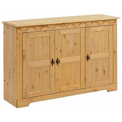 Třídveřová komoda z borovicového dřeva Støraa Lando Arnold