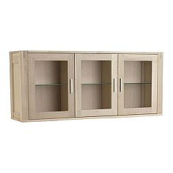 Třídveřová nástěnná skříňka z dubového dřeva Knuds Texas