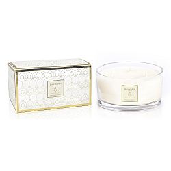 Tříknotová svíčka s vůní černé vanilky Bahoma London, 40 hodin hoření