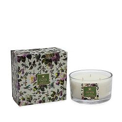 Tříknotová svíčka s vůní gardénie a santalového dřeva Bahoma London Oasis Renaissance, 40 hodin hoření