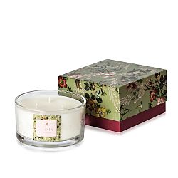 Tříknotová svíčka s vůní pelargónie a tuberózy Bahoma London Oasis Leighton, 40 hodin hoření