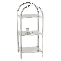 Třípatrová koupelnová stojací police Wenko Chromee