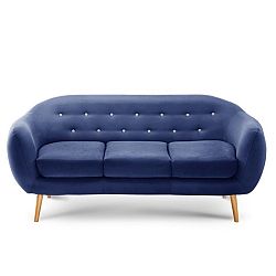 Trojmístná pohovka Constellation Navy Blue/Grey/Natural